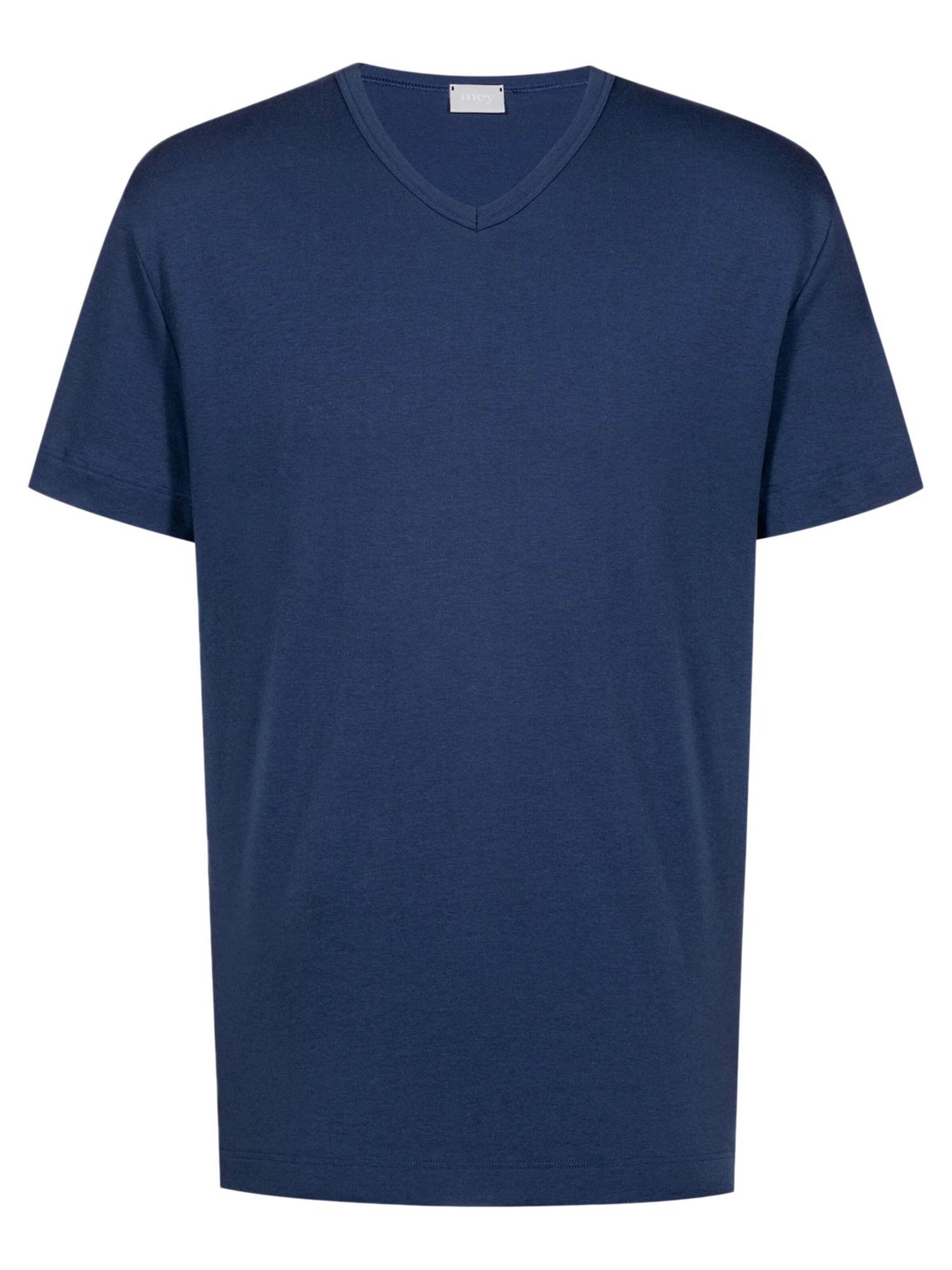Mey Shirt 'Solid Night'‌‌‌‌‌ in Blau: Vorderseite