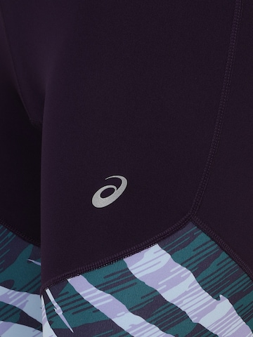 ASICS Úzky strih Športové nohavice - fialová