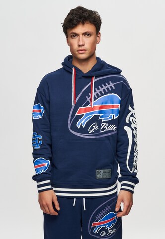 Recovered Sweatshirt 'NFL Bills Go Bills' in Blue: front