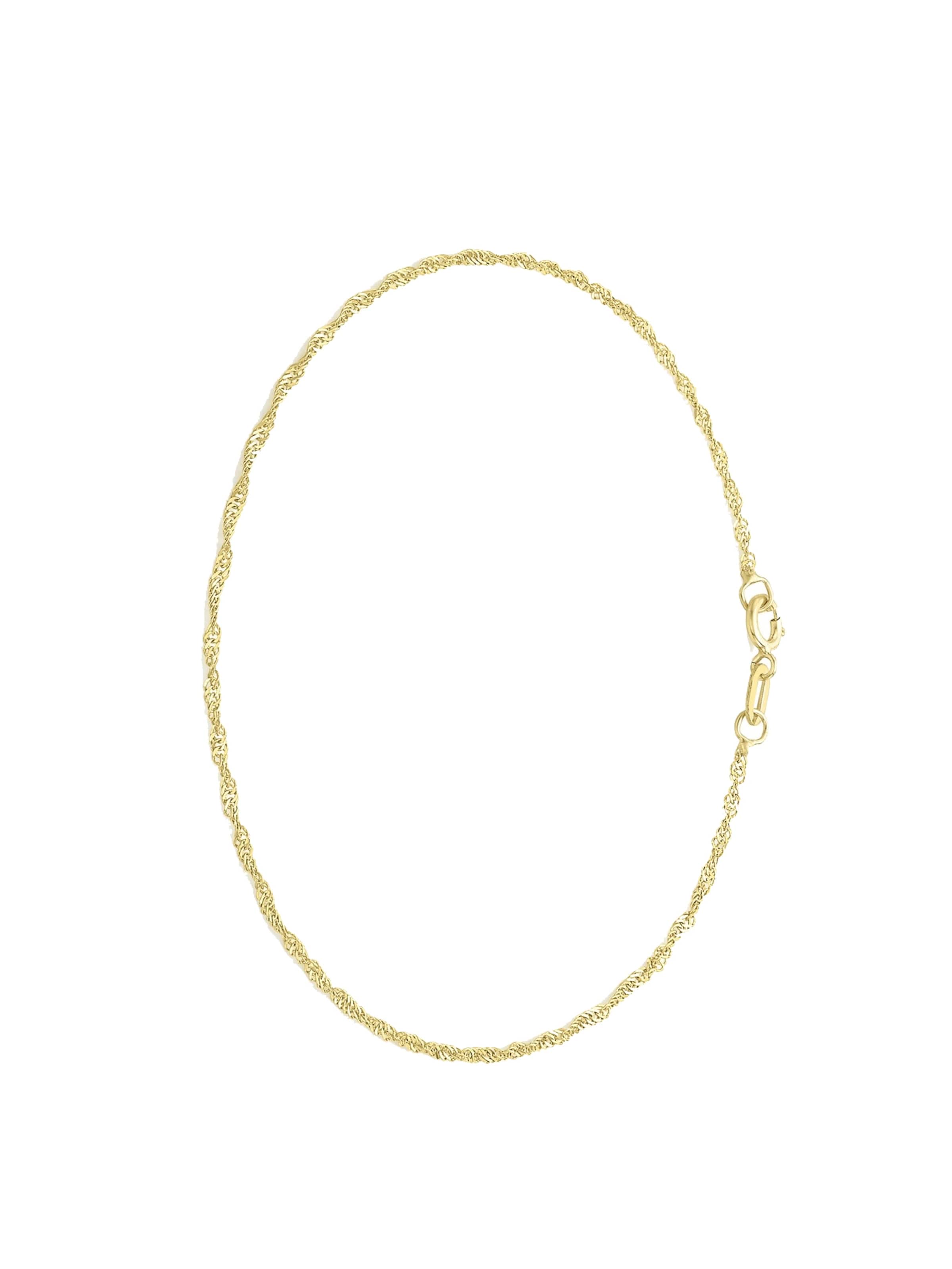 Lucardi Armband 'Klassisch' in Gold: Vorderseite