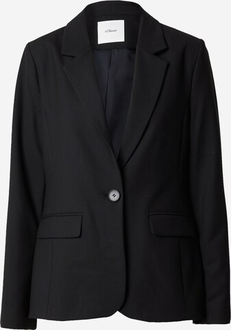 s.Oliver BLACK LABEL Blazer in Schwarz: predná strana