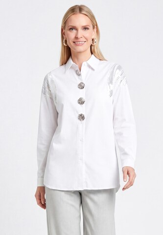 usha WHITE LABEL - Blusa em branco: frente