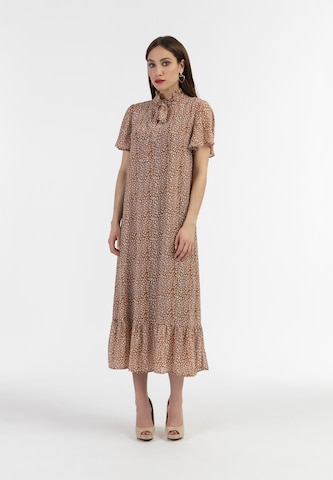 Robe faina en beige : devant