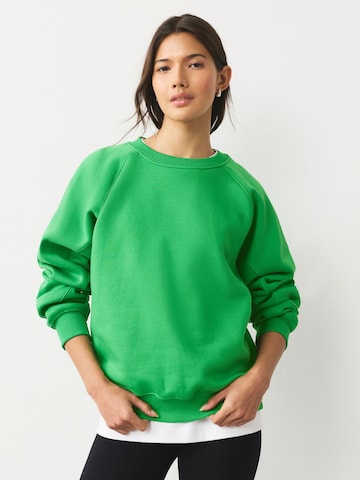 Next Sweatshirt i grøn: forside