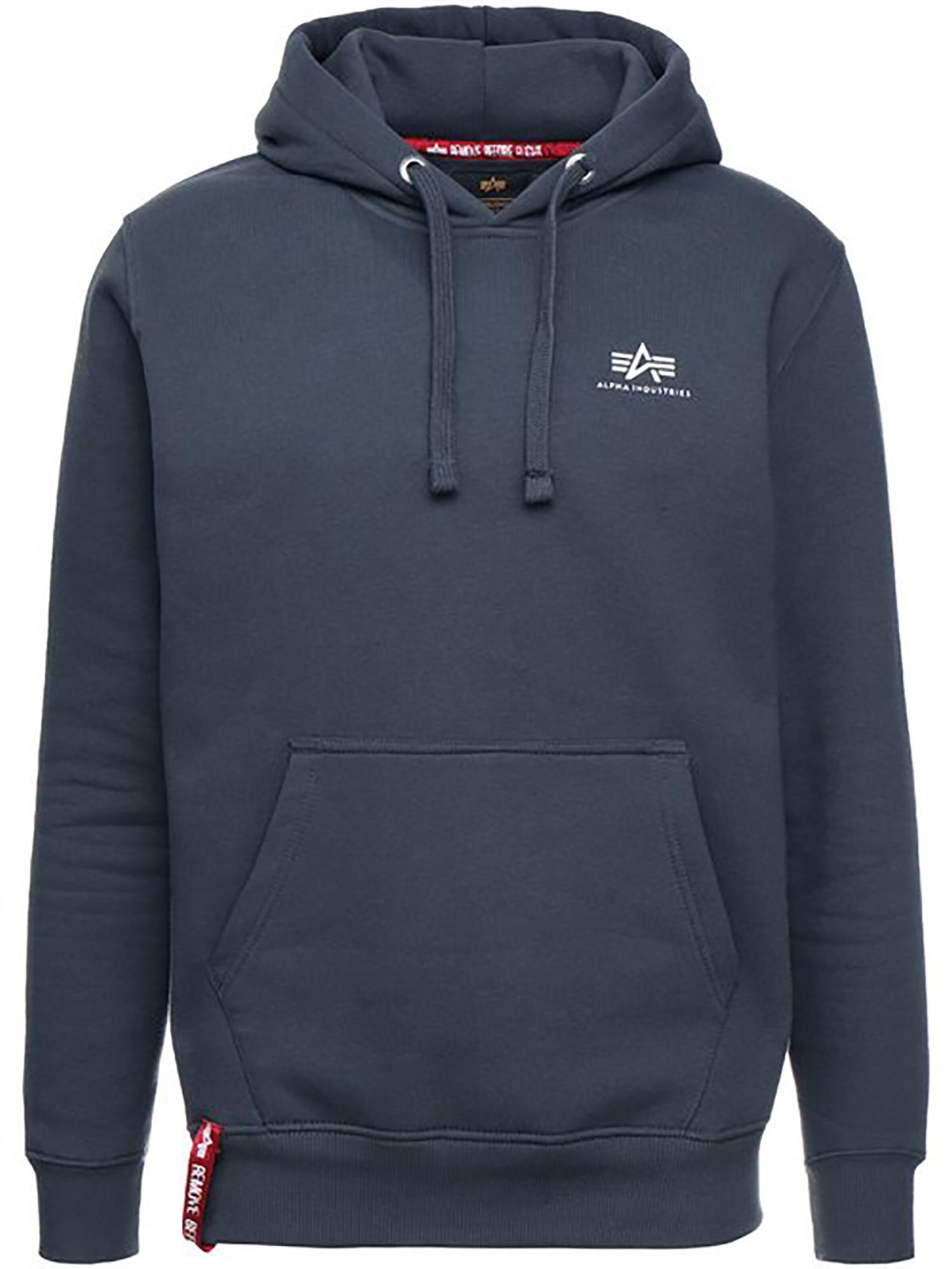 ALPHA INDUSTRIES Sweatshirt 'Basic'‌‌‌‌‌‌‌‌ in Grau: Vorderseite