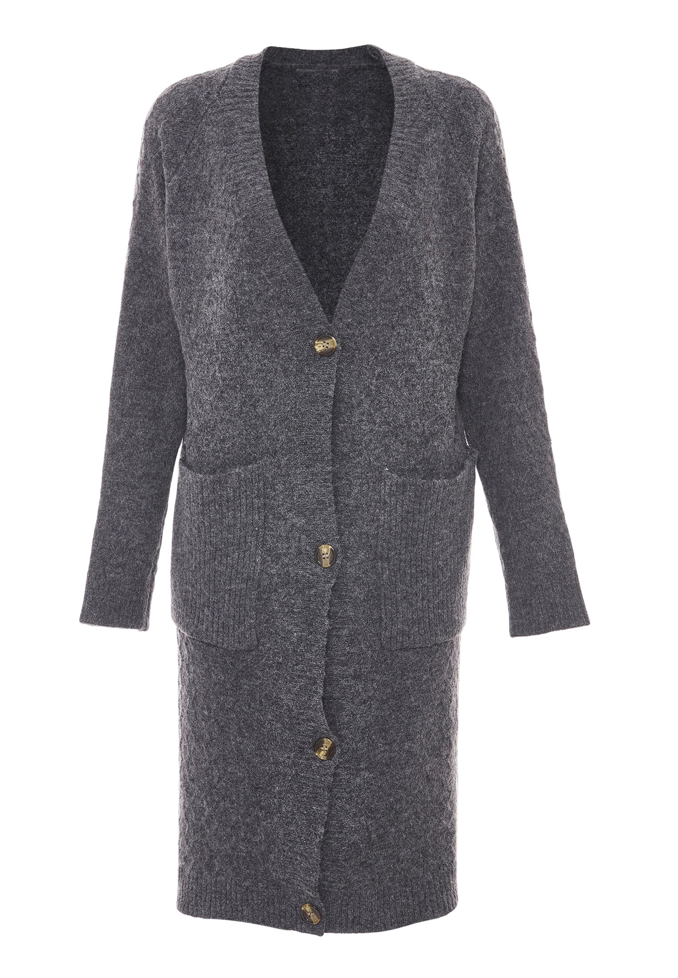 aleva - Casaco de malha em azul: frente