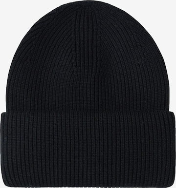 GOBI Cashmere Mössa 'Ribbed Chunky Beanie' i svart: framsida