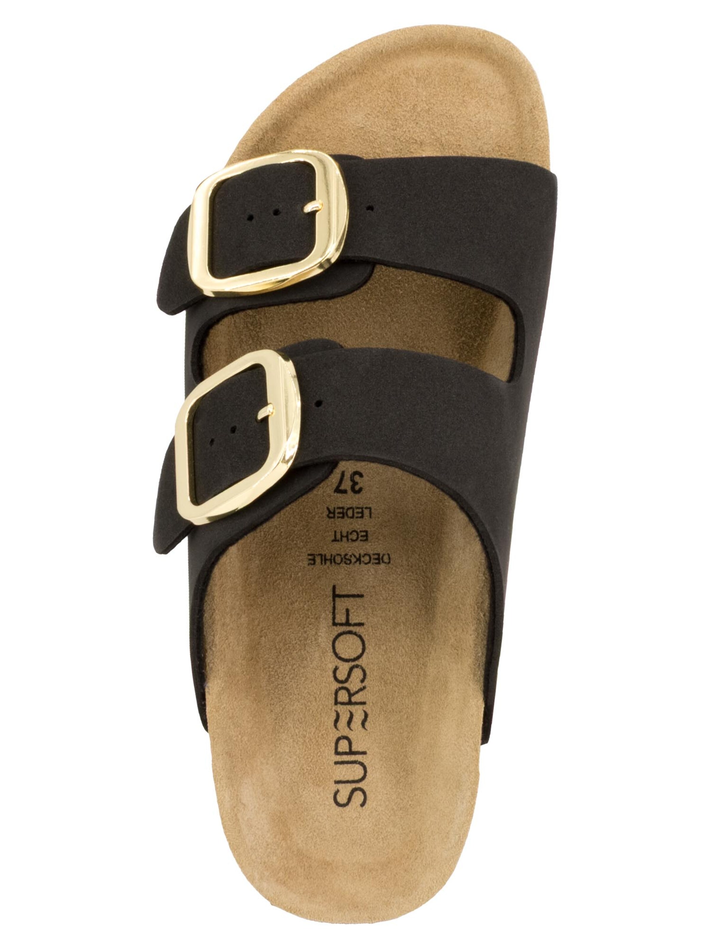 SUPERSOFT by Indigo Pantolette 'Classic'‌‌‌‌ in Schwarz