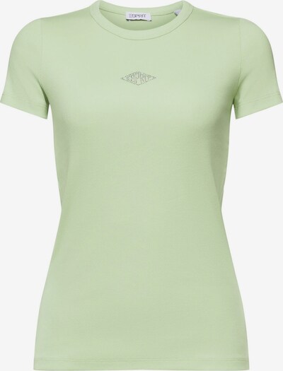 ESPRIT Majica | svetlo zelena / srebrna barva, Prikaz izdelka
