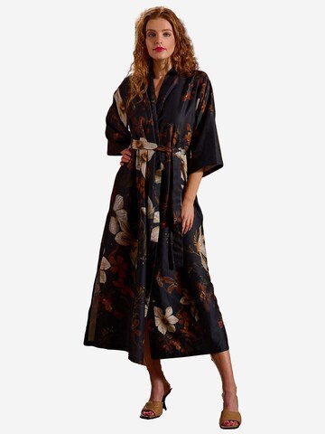 ESSENZA Kimono 'Jula Daffodils Reunited' in Schwarz