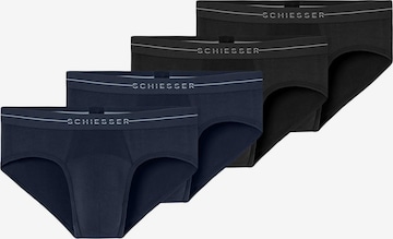 SCHIESSER Slip 'Cotton Flex' in Schwarz: Vorderseite
