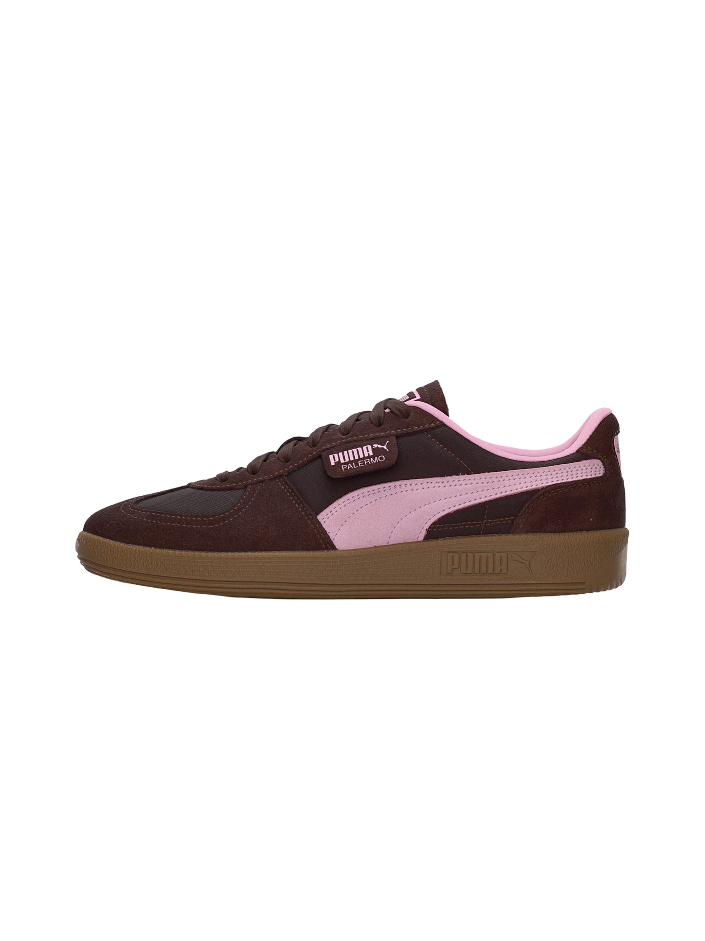 Sneaker bassa 'Palermo Vintage Update' PUMA di colore cioccolato / rosa, Visualizzazione prodotti