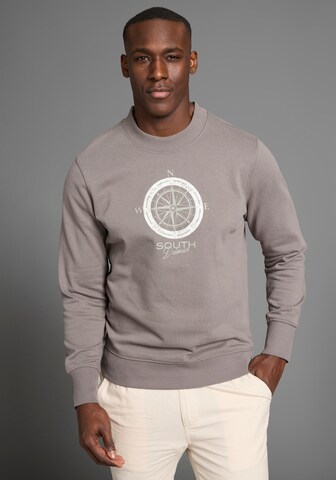 DELMAO Sweatshirt in Grey: front