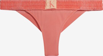 Calvin Klein Swimwear Bikini Bottoms in Orange: front