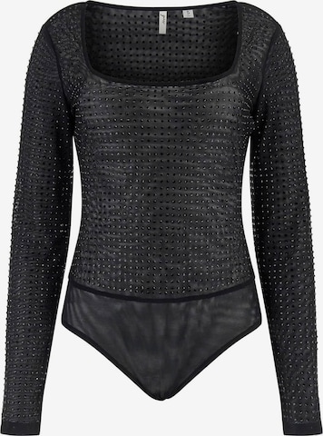 GUESS Bodysuit in Black: front