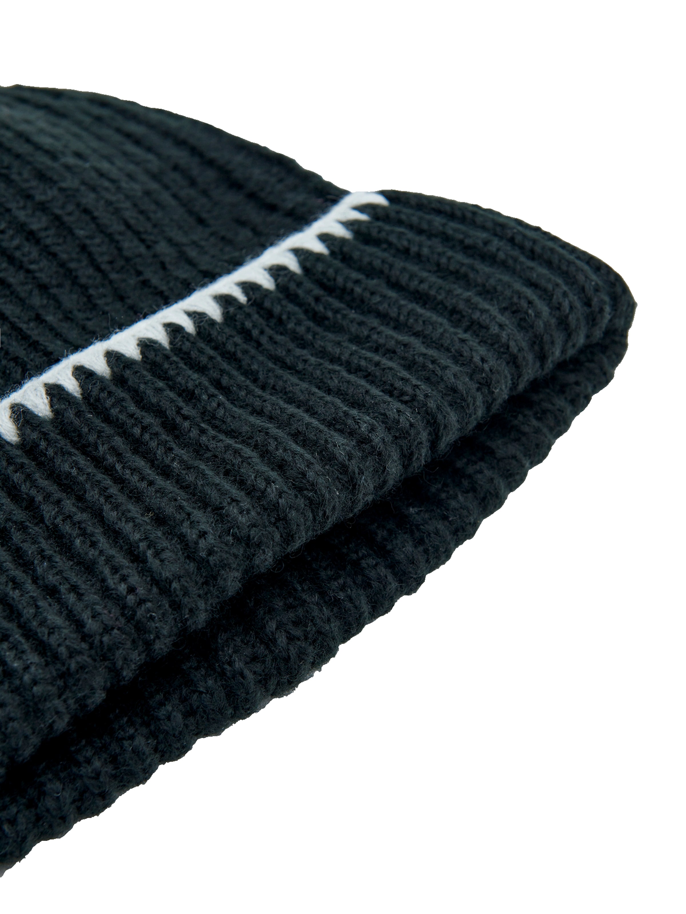 Bonnet 'Udele' EDITED en noir : devant