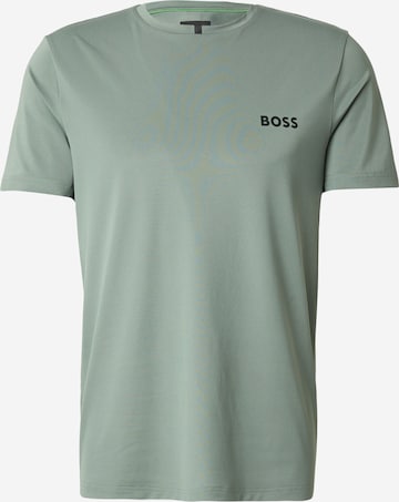 žalia BOSS Sportiniai marškinėliai 'TOC': priekis