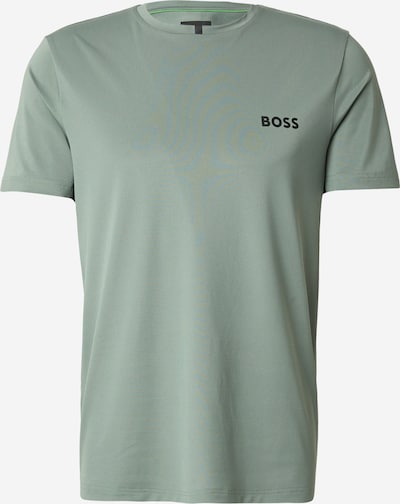 BOSS Tehnička sportska majica 'TOC' u pastelno zelena / tamno zelena, Pregled proizvoda