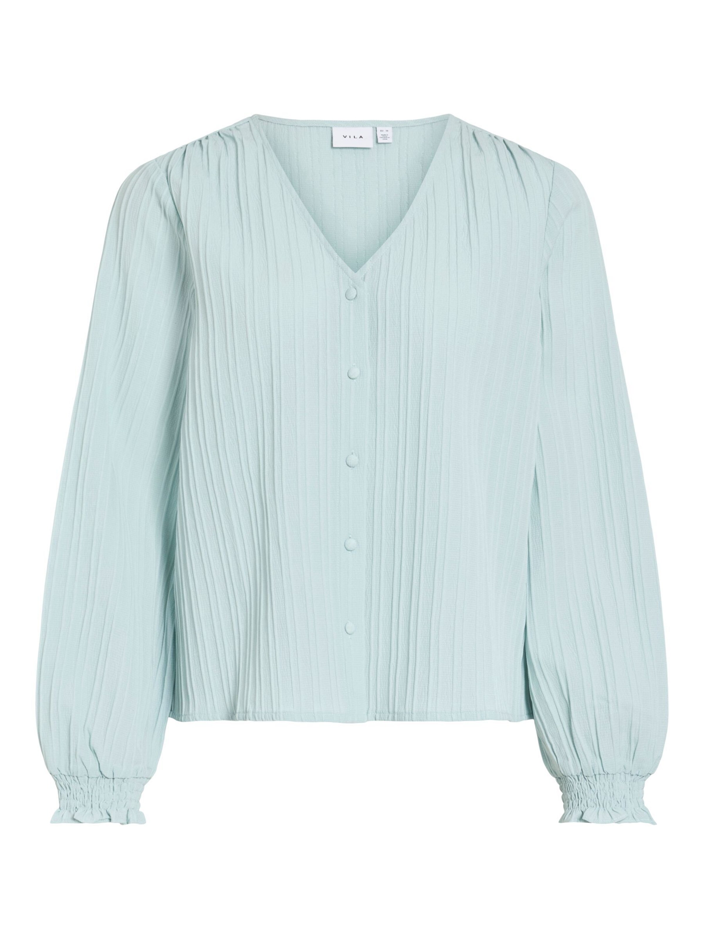 VILA Bluse 'VIELMA' i blå: forside