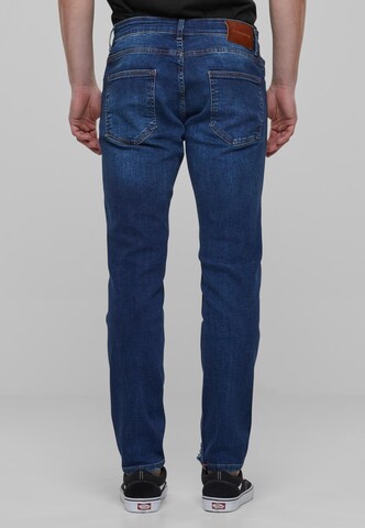 2Y Premium Tapered Jeans in Blau