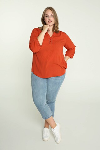 Paprika Bluse 'Iris ' in Orange