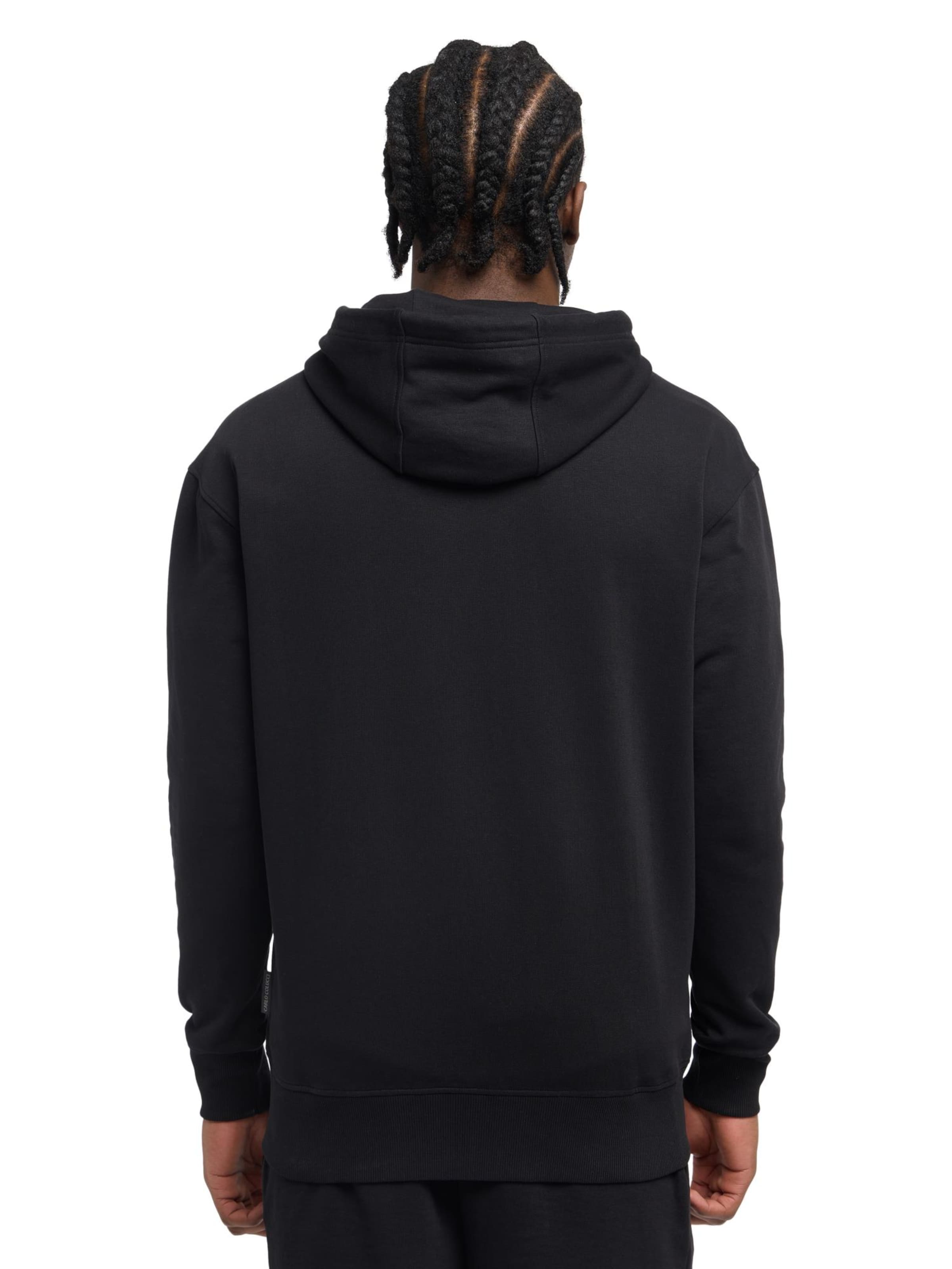 Carlo Colucci Sweatvest ' Dender ' in Zwart