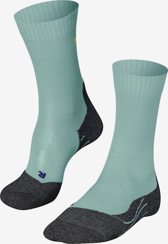 FALKE Sportsocken 'TK2 Explore Cool' in Grün: Vorderseite