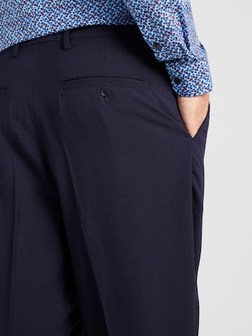 regular Pantaloni con pieghe di Studio Seidensticker in blu