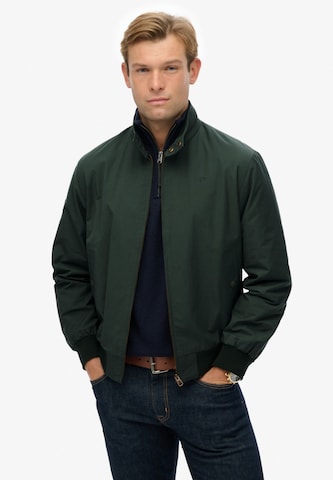Superdry Tussenjas in Groen: voorkant