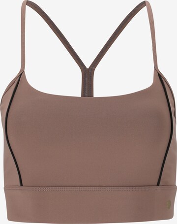 Athlecia Low Support Sports Bra 'Brastine' in Brown: front