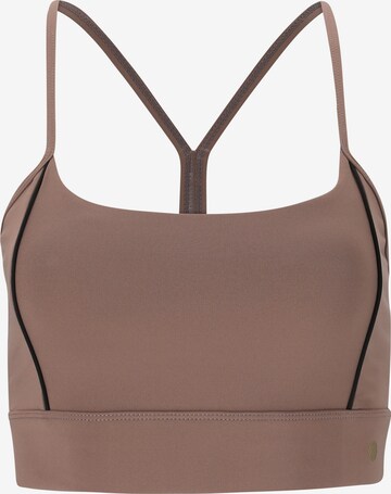 Athlecia Sports Bra 'Brastine' in Brown: front