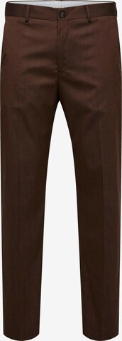 regular Pantaloni chino 'Logan' di SELECTED HOMME in marrone: frontale