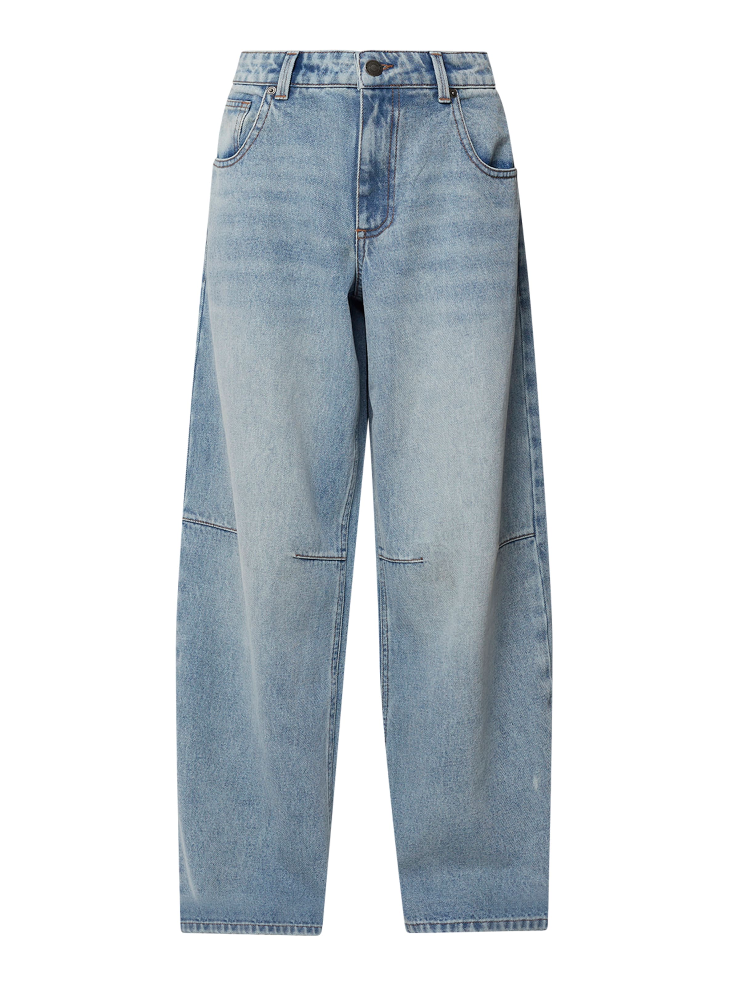 Good For Nothing Loosefit Jeans in Blauw: voorkant