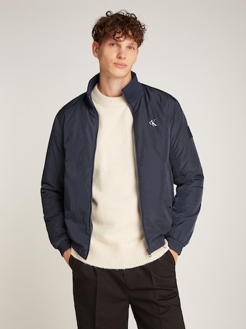 Regular Geacă de primăvară-toamnă 'HARRINGTON' de la Calvin Klein Jeans pe albastru: față