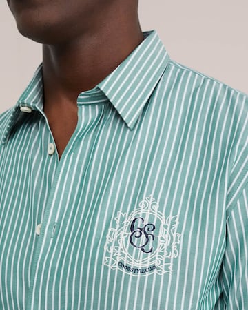 WE Fashion - Ajuste confortable Camisa en verde