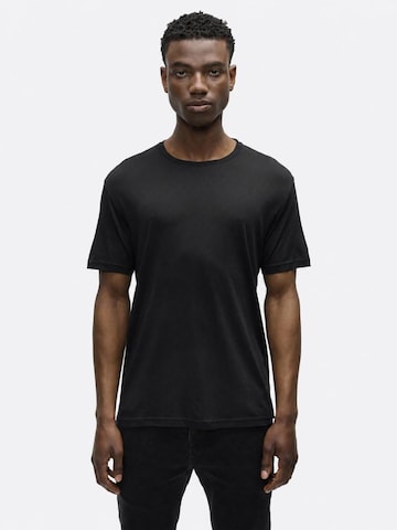 SANVT Shirt 'The V-Neck T-Shirt' in Schwarz: Vorderseite