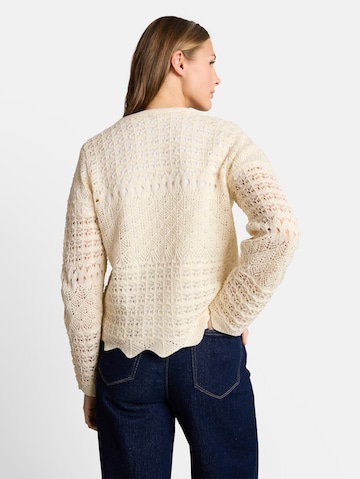 TOM TAILOR DENIM Knit Cardigan in White
