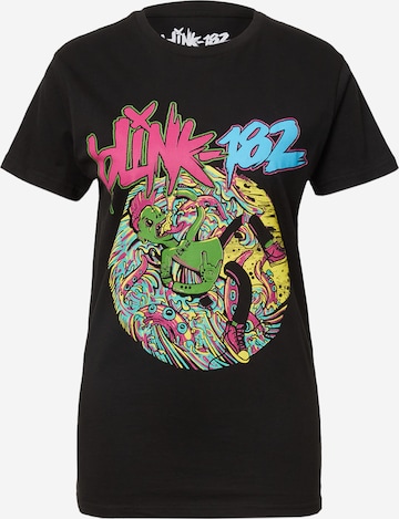 Daisy Street Shirt 'BLINK182 T SHIRT' in Black: front