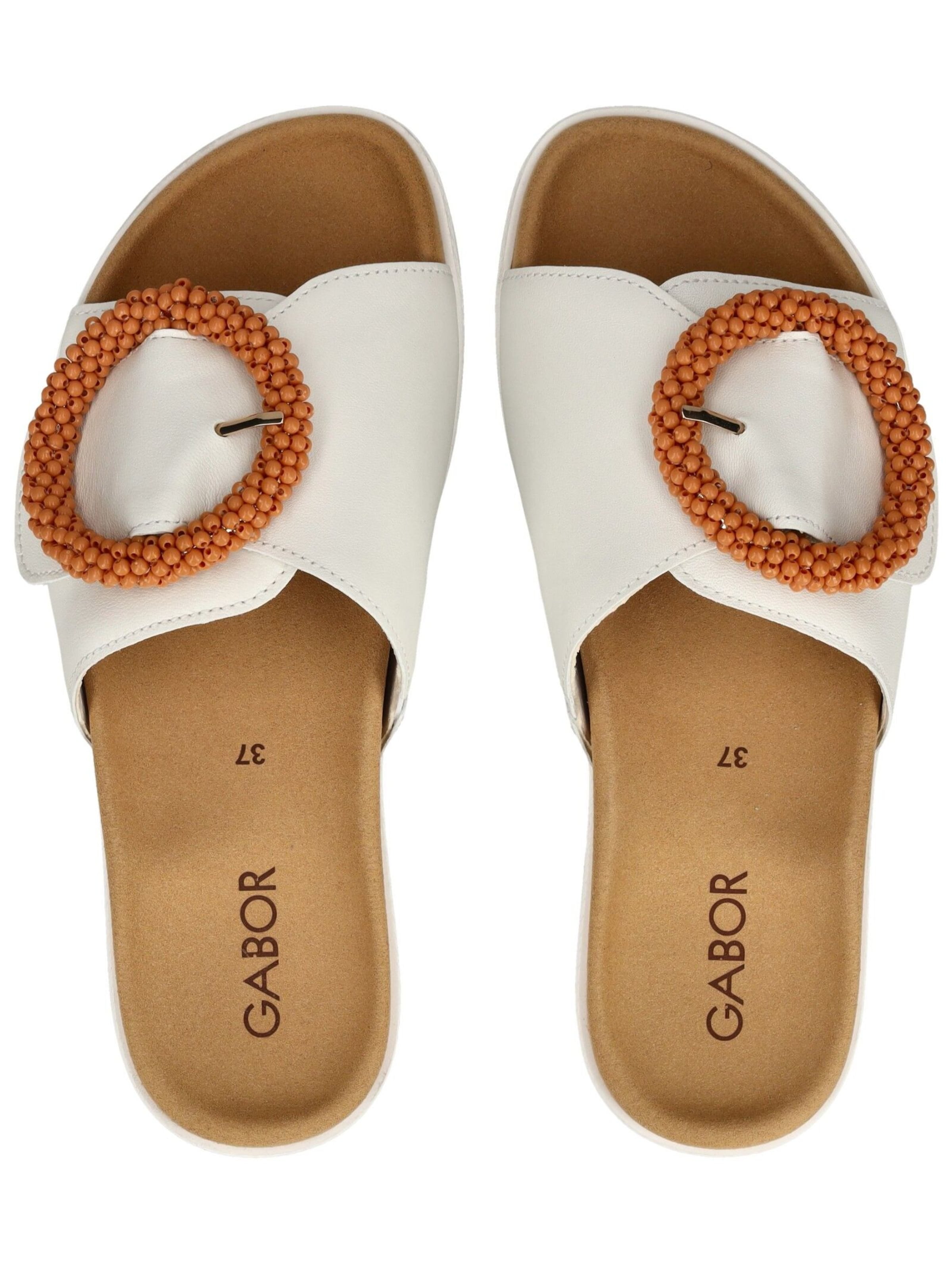 GABOR Pantolette in Weiß