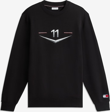TOMMY HILFIGER Bluzka sportowa 'TH X CF1' w kolorze czarny: przód