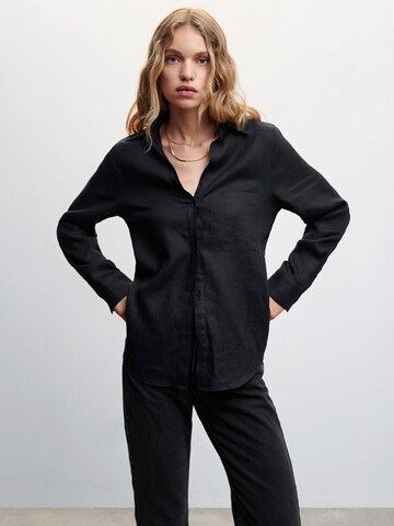 MANGO Blouse 'Samara' in Black: front