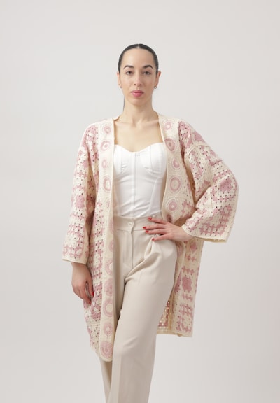 Elara Knit cardigan in Beige / Rose, Item view