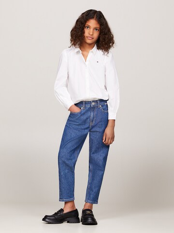 TOMMY HILFIGER Pusero 'Essential Gathered' värissä valkoinen