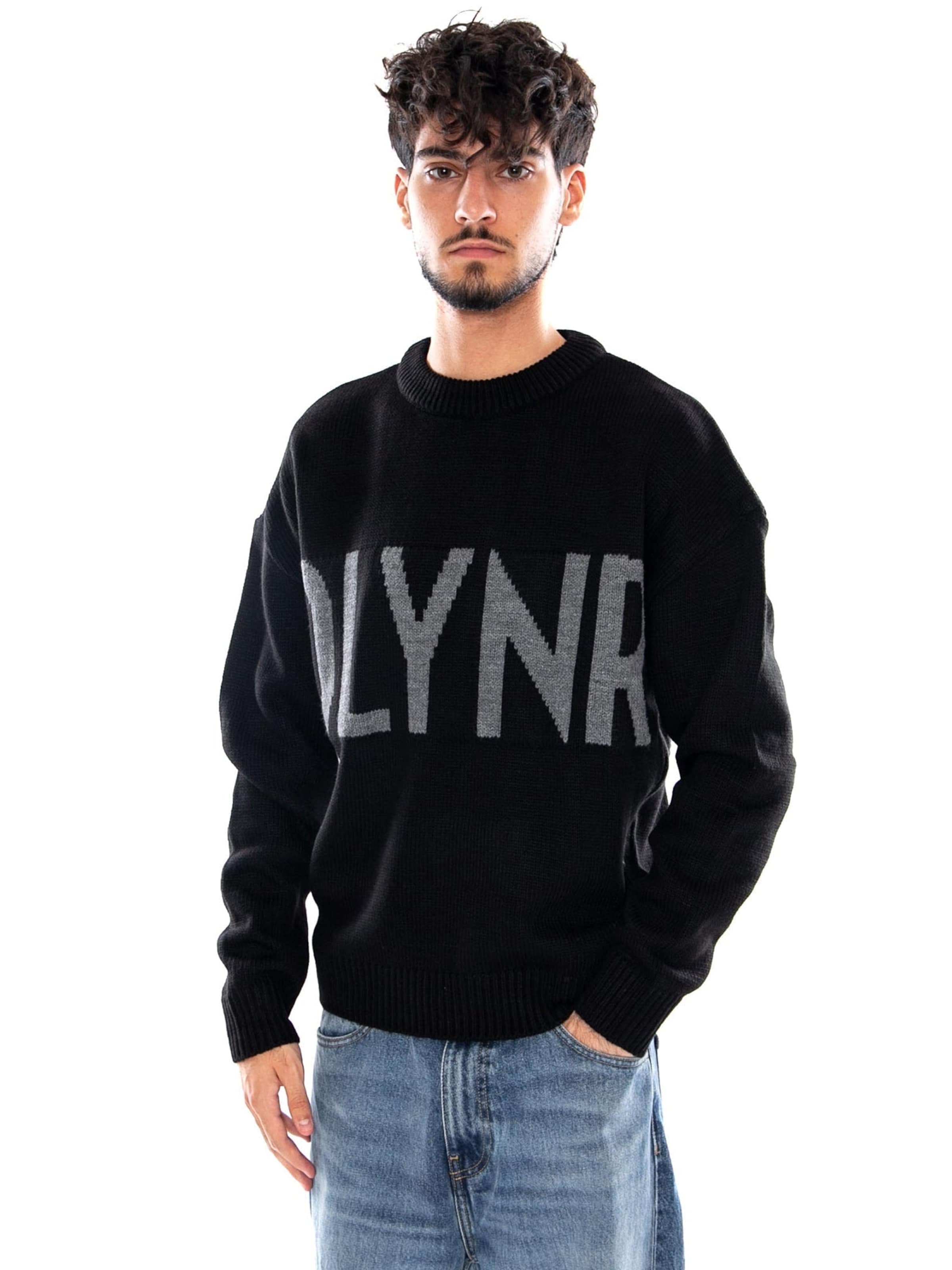 Pullover 'DLYNR SWEATER BLACK' di DOLLY NOIRE in nero: frontale