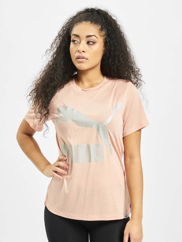 T-shirt PUMA en rose : devant