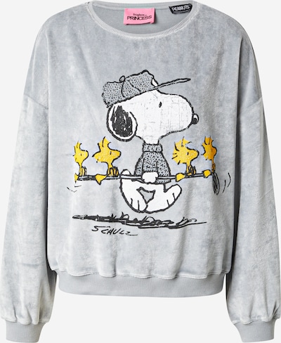 Bluză de molton 'Snoopy Golf' PRINCESS GOES HOLLYWOOD pe galben / gri / negru / alb, Vizualizare produs