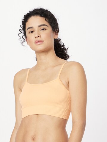 Bustier Soutien-gorge de sport aim'n en orange : devant