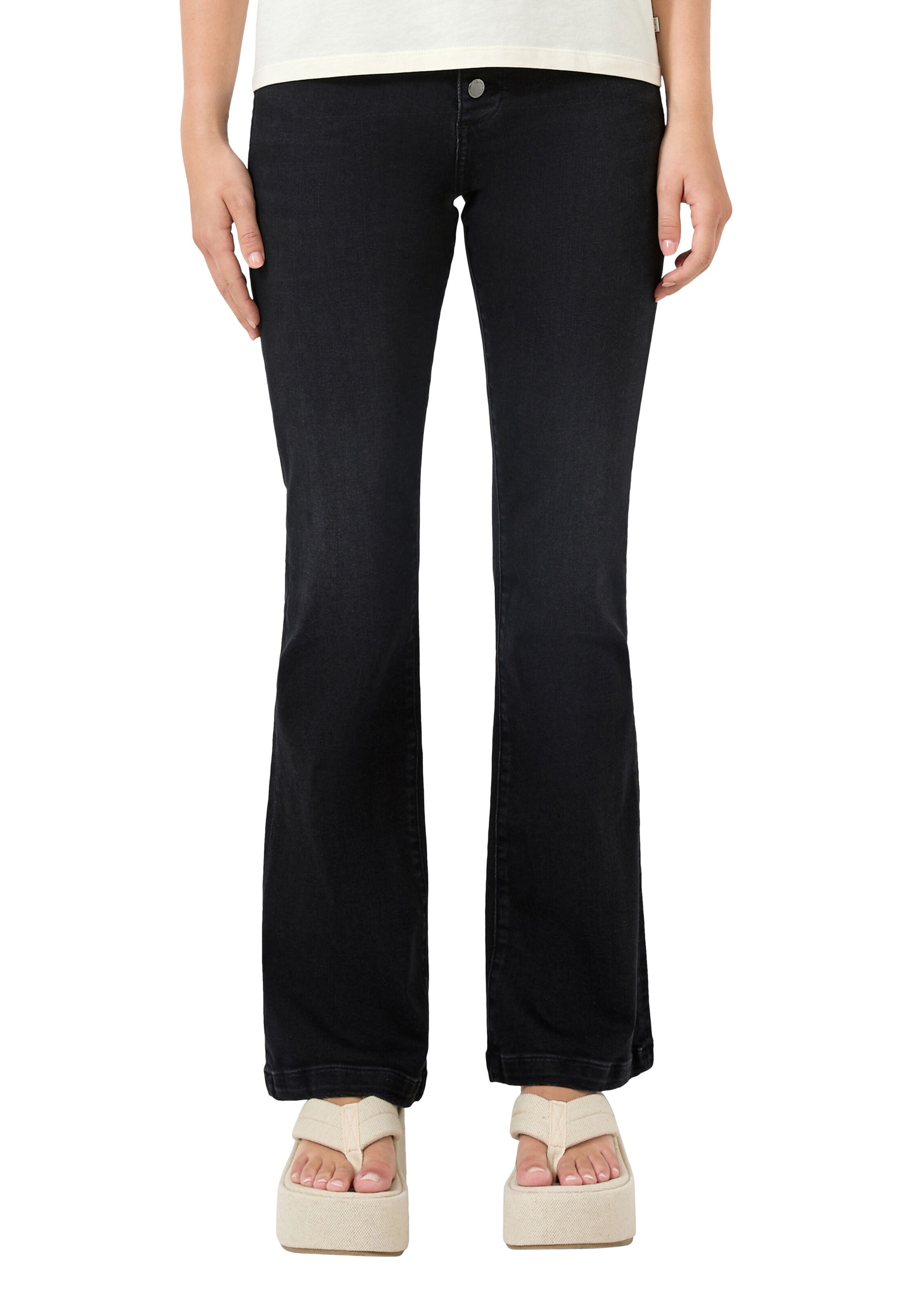 QS Flared Jeans ' REENA ' in Grey