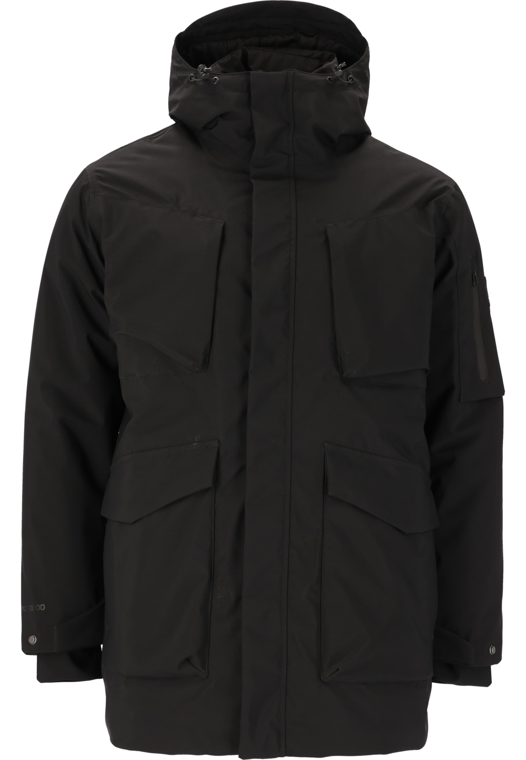 Whistler Parka 'Graysville' in Schwarz: Vorderseite