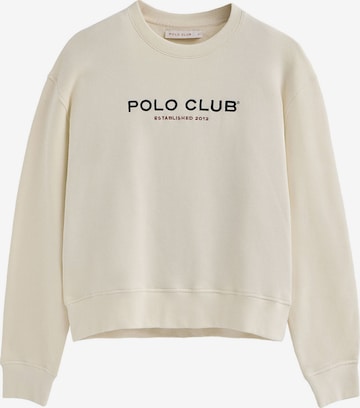 Polo Club Sweatshirt in Beige: front
